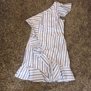 Parker size 6 one shoulder dress